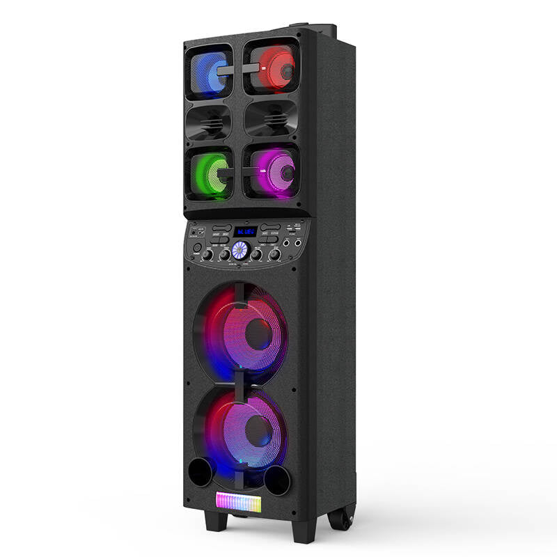TL-60011 Powered bluetooth trolley party karaoke speaker