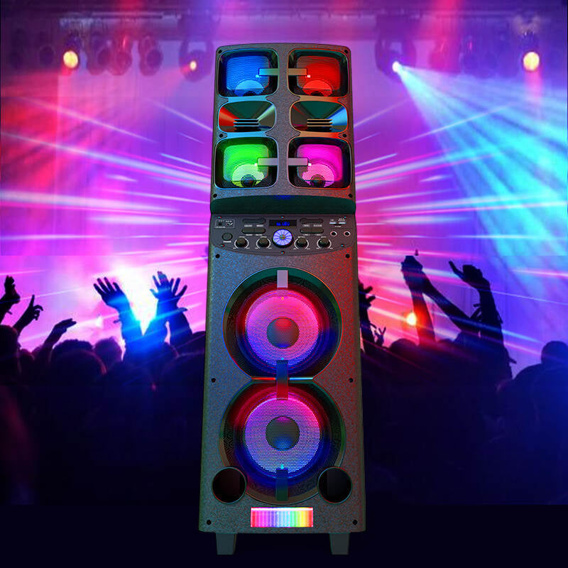TL-60011 Powered bluetooth trolley party karaoke speaker
