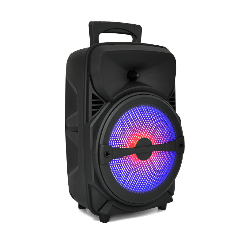 TL-8019 Cool RGB lighting portable wireless bluetooth outdoor 8' loud hifi sound heavy bass party karaoke speaker