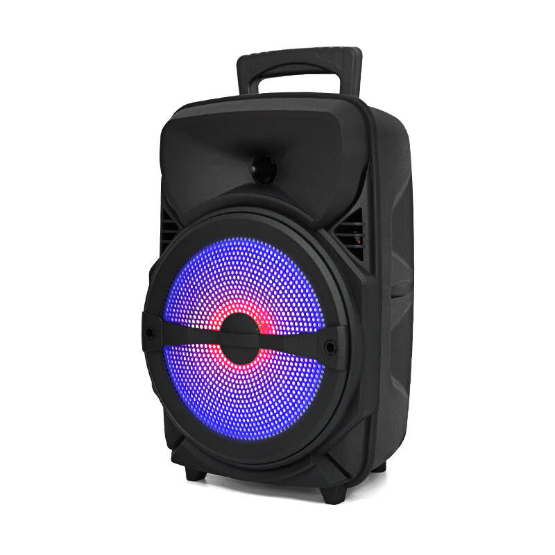 TL-8019 Cool RGB lighting portable wireless bluetooth outdoor 8' loud hifi sound heavy bass party karaoke speaker