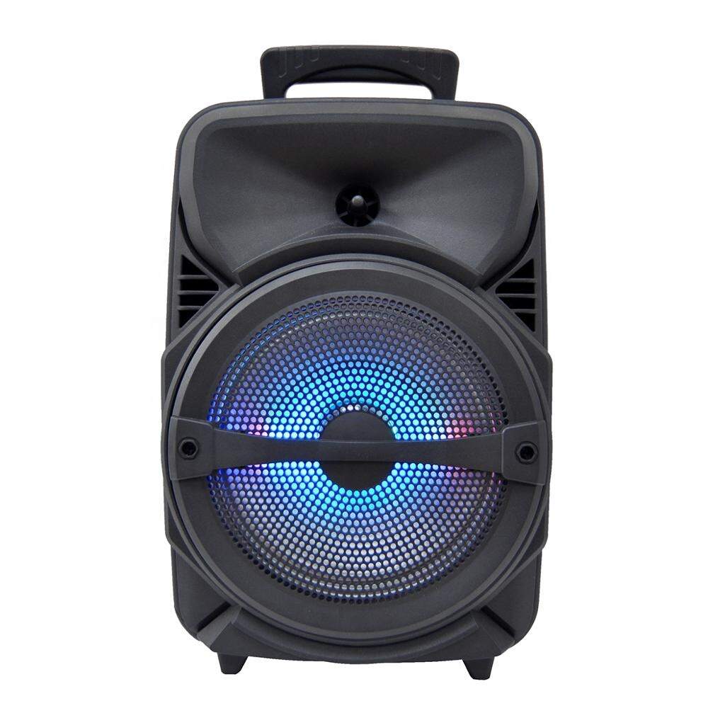 TL-8019 Cool RGB lighting portable wireless bluetooth outdoor 8' loud hifi sound heavy bass party karaoke speaker