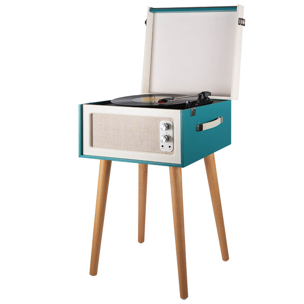 TE-2015 Cheap price wholesale bluetooth vinyl record turntable player with solid wood legs