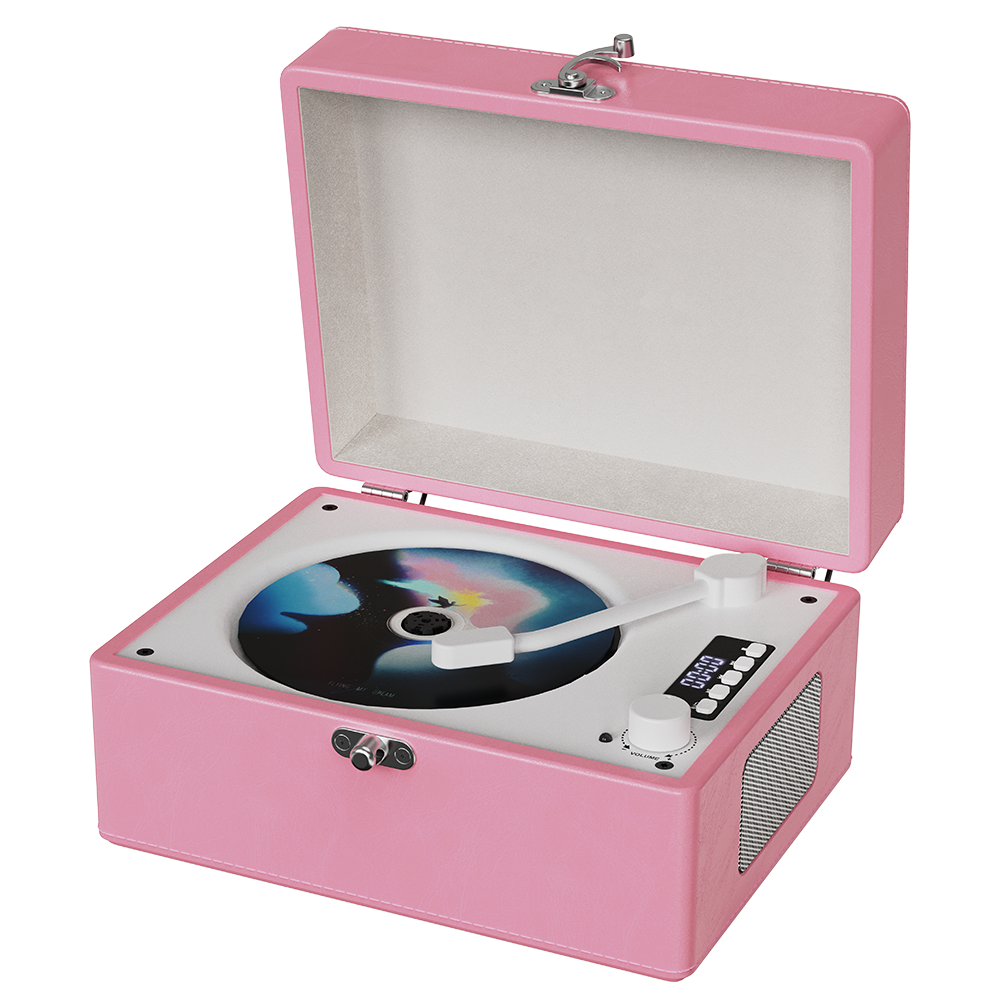 Retro Bluetooth CD Player with built-in speakers