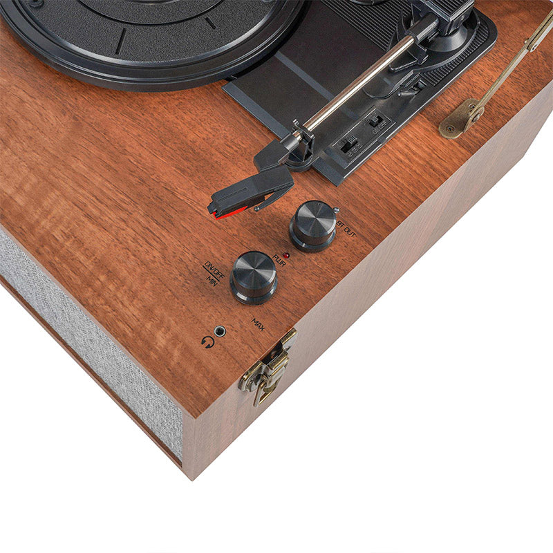 Retro Vintage Record Player Turntable with Wood Legs Vinyl Turntable Record Music Player with Wood Matching Stand