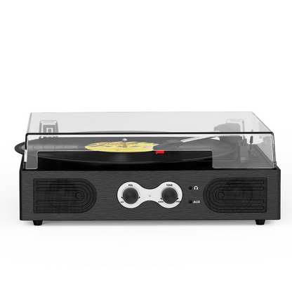 TE-2030 Home Audio Bluetooth Retro Electric Table Professional Rotating Display Turntable Player With USB/AUX/RCA/BT