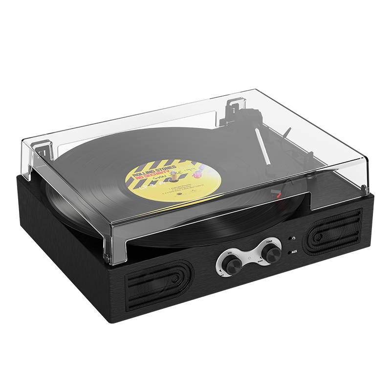 TE-2030 Home Audio Bluetooth Retro Electric Table Professional Rotating Display Turntable Player With USB/AUX/RCA/BT