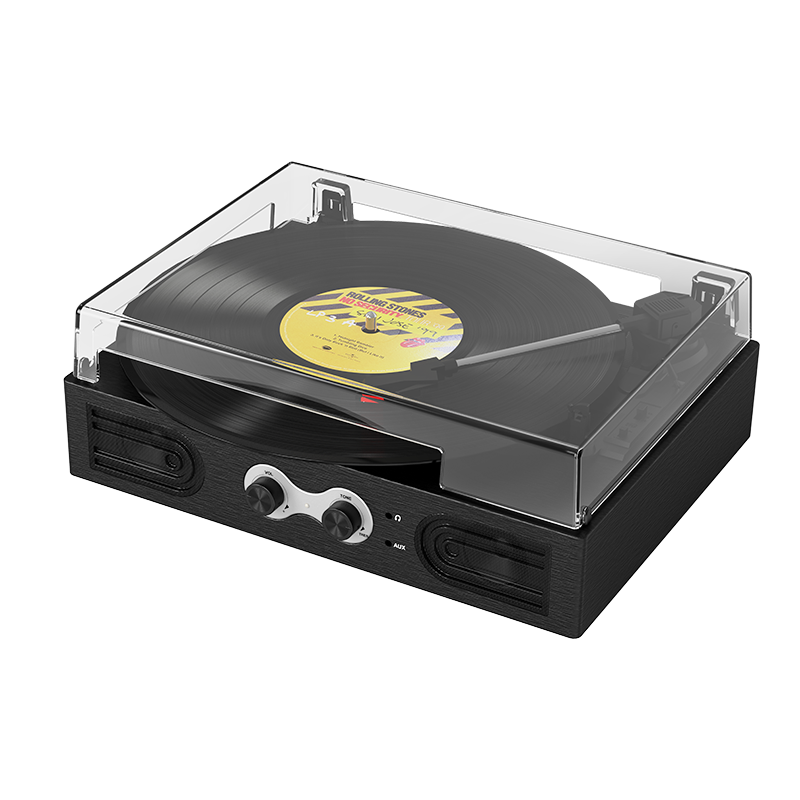 TE-2030 Home Audio Bluetooth Retro Electric Table Professional Rotating Display Turntable Player With USB/AUX/RCA/BT