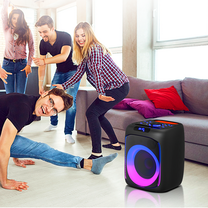 BP-1605 Professional Audio Speaker System Sound Box LED Flashing Lighting Party Karaoke Speaker