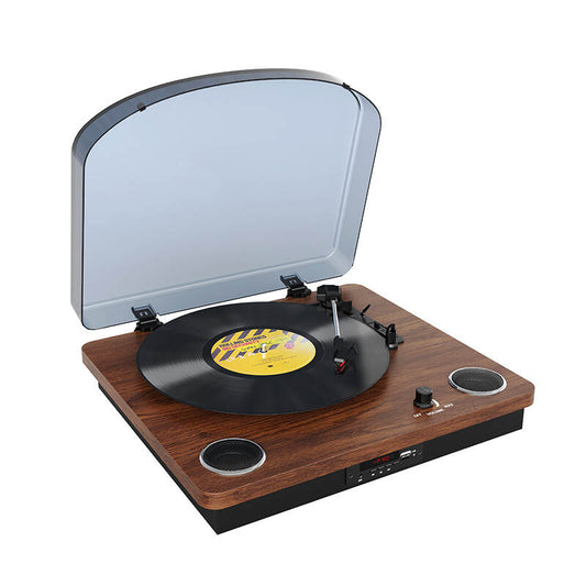 TB-008 Wooden best gift wireless bluetooth retro lp turntable vinyl record player