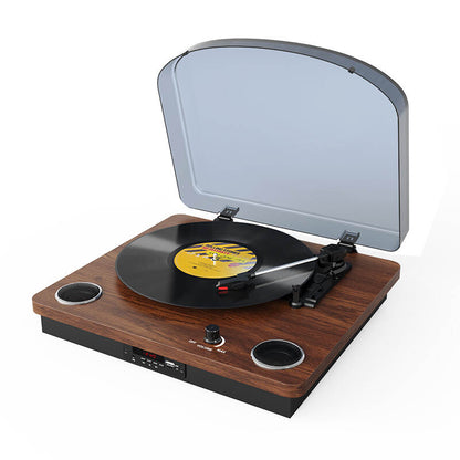 TB-008 Wooden best gift wireless bluetooth retro lp turntable vinyl record player