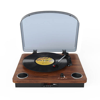 TB-008 Wooden best gift wireless bluetooth retro lp turntable vinyl record player