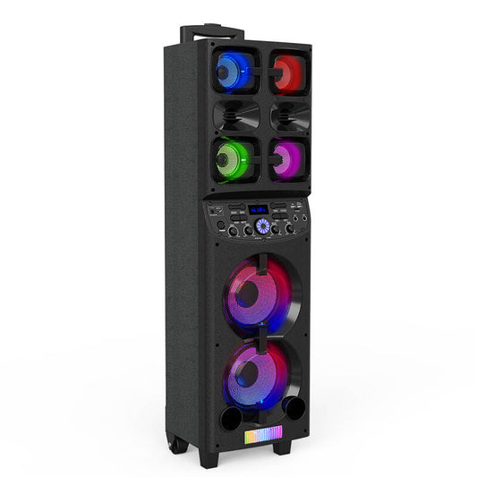 TL-60011 Powered bluetooth trolley party karaoke speaker