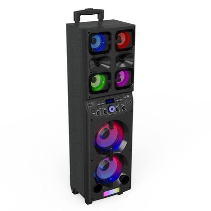 TL-60011 Powered bluetooth trolley party karaoke speaker