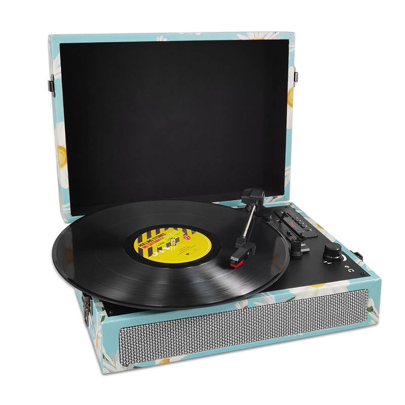 TE-012 Multimedia Wireless Bluetooth Retro Lp Turntable Record Player