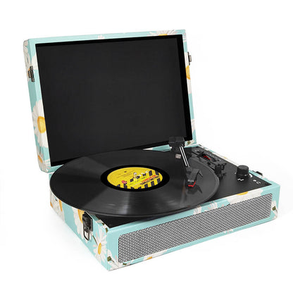 TE-012 Multimedia Wireless Bluetooth Retro Lp Turntable Record Player