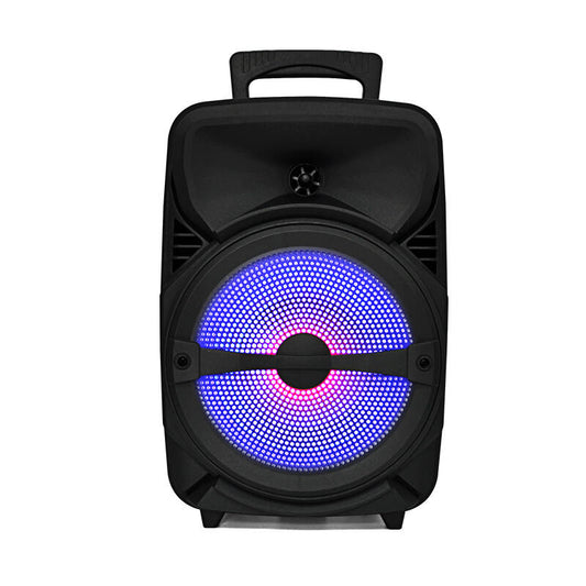 TL-8019 Cool RGB lighting portable wireless bluetooth outdoor 8' loud hifi sound heavy bass party karaoke speaker