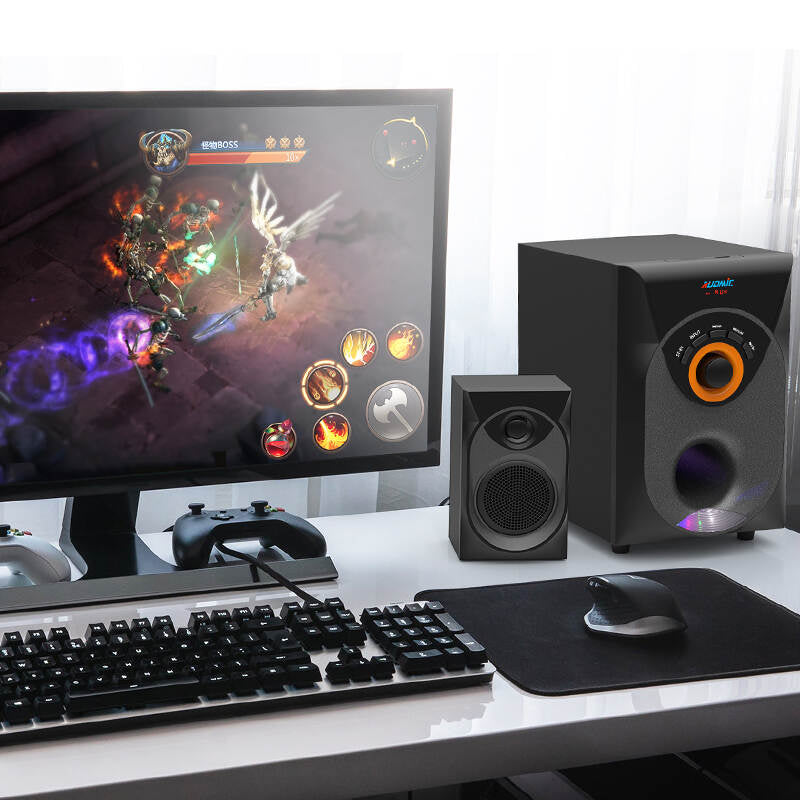 SP-2051 Big power stereo hifi sound heavy bass subwoofer home theater music bluetooth 2.1 computer gaming speaker