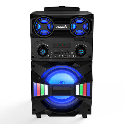 TL-8013 Hot selling big power heavy bass portable trolley party speaker outdoor wireless mic bluetooth subwoofer speaker