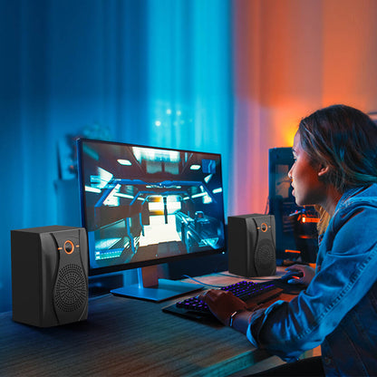 SP-2068 Home theater system wireless bluetooth usb aux tf fm radio heavy bass subwoofer active computer speaker