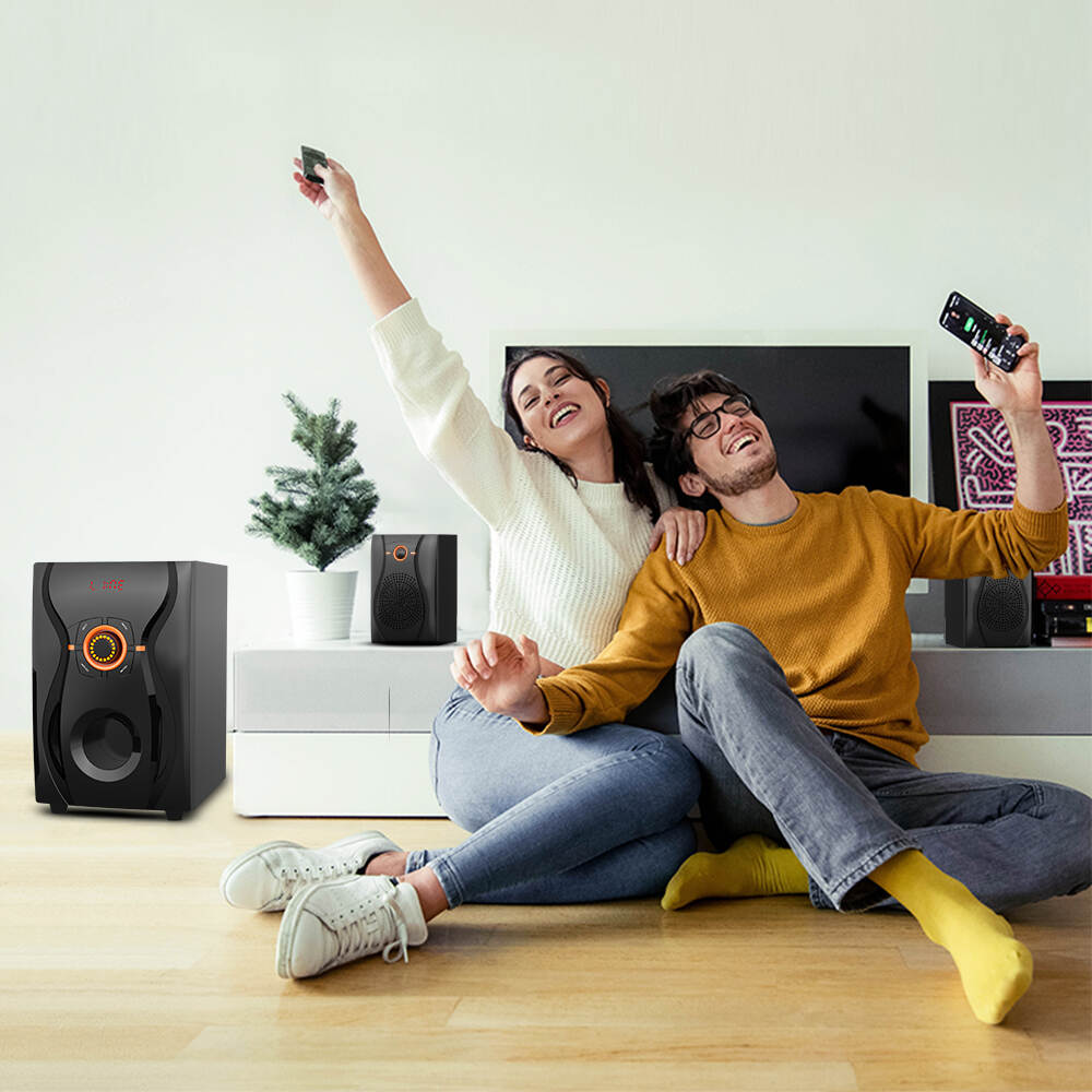 SP-2068 Home theater system wireless bluetooth usb aux tf fm radio heavy bass subwoofer active computer speaker