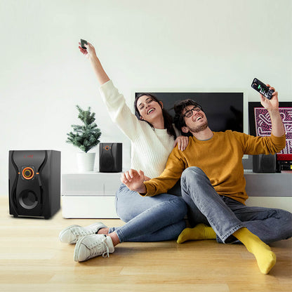 SP-2068 Home theater system wireless bluetooth usb aux tf fm radio heavy bass subwoofer active computer speaker