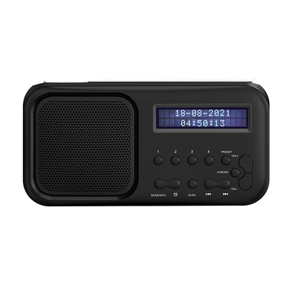 DB-101 Battery Powered AM/FM Pocket Portable Radio Emergency LED Flashlight DAB+ FM Radio With LCD Display DAB Radio
