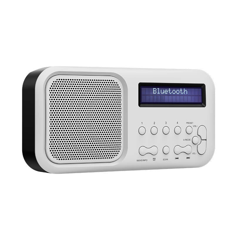 DB-101 Battery Powered AM/FM Pocket Portable Radio Emergency LED Flashlight DAB+ FM Radio With LCD Display DAB Radio