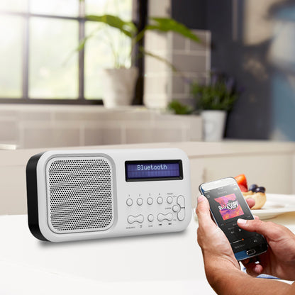DB-101 Battery Powered AM/FM Pocket Portable Radio Emergency LED Flashlight DAB+ FM Radio With LCD Display DAB Radio