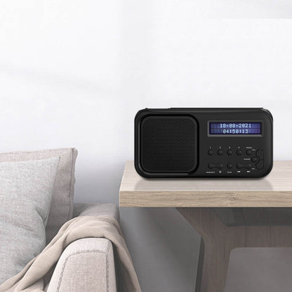 DB-101 Battery Powered AM/FM Pocket Portable Radio Emergency LED Flashlight DAB+ FM Radio With LCD Display DAB Radio