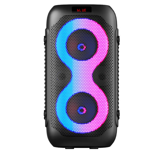 AT-4015 Remote Control Karaoke Speaker Outdoor Party Home Theater 1500mAh Rechargeable Bluetooth Led Party Speaker