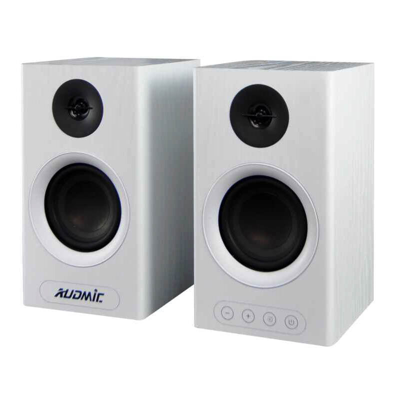 DS-207 OEM Quality Wood Cabinet Multimedia Powered Desktop Bluetooth 2.0 Active Bookshelf Speaker