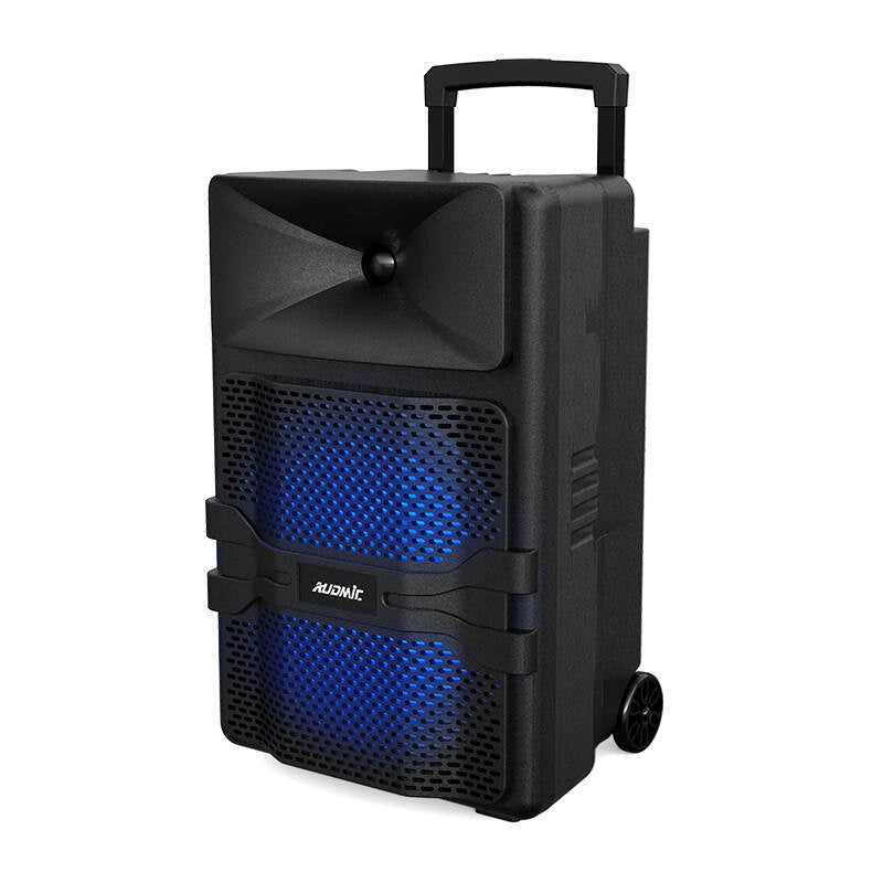 TL-1219 New Portable Trolley Single 8 Inch Home Outdoor Audio Hi-Fi Led Light Wireless Bluetooth Karaoke DJ Party Speaker