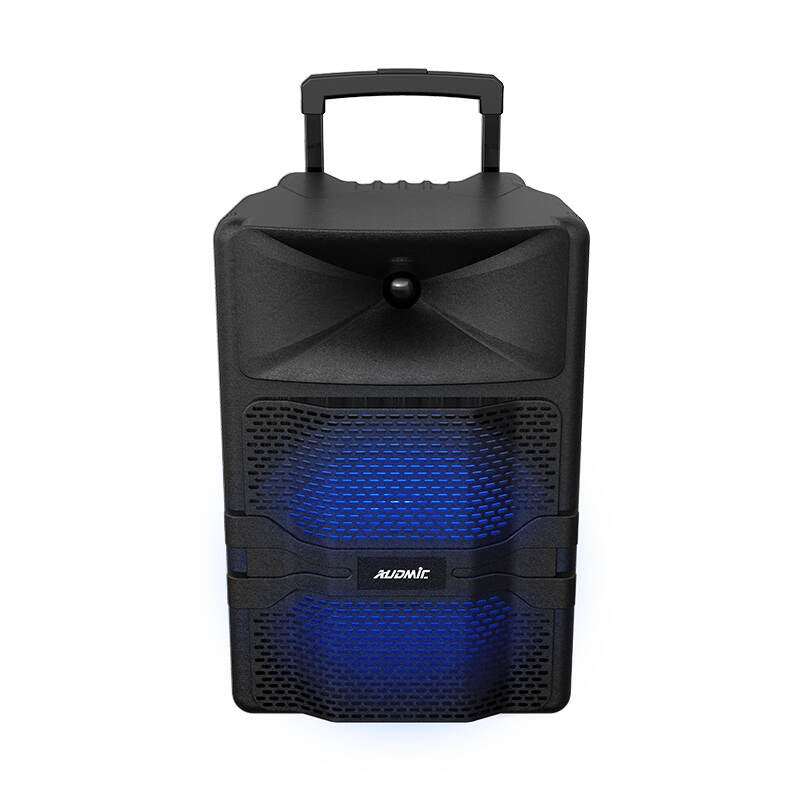 TL-1219 New Portable Trolley Single 8 Inch Home Outdoor Audio Hi-Fi Led Light Wireless Bluetooth Karaoke DJ Party Speaker