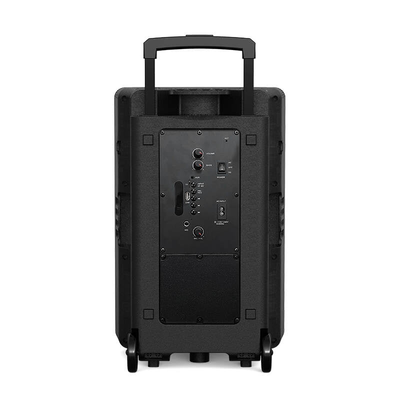 TL-1219 New Portable Trolley Single 8 Inch Home Outdoor Audio Hi-Fi Led Light Wireless Bluetooth Karaoke DJ Party Speaker