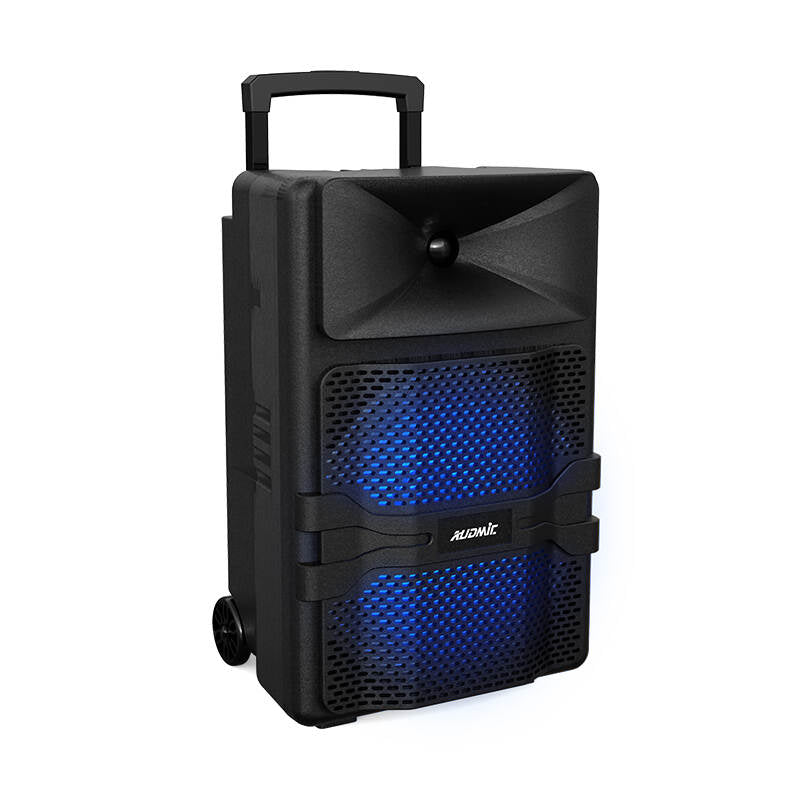 TL-1219 New Portable Trolley Single 8 Inch Home Outdoor Audio Hi-Fi Led Light Wireless Bluetooth Karaoke DJ Party Speaker