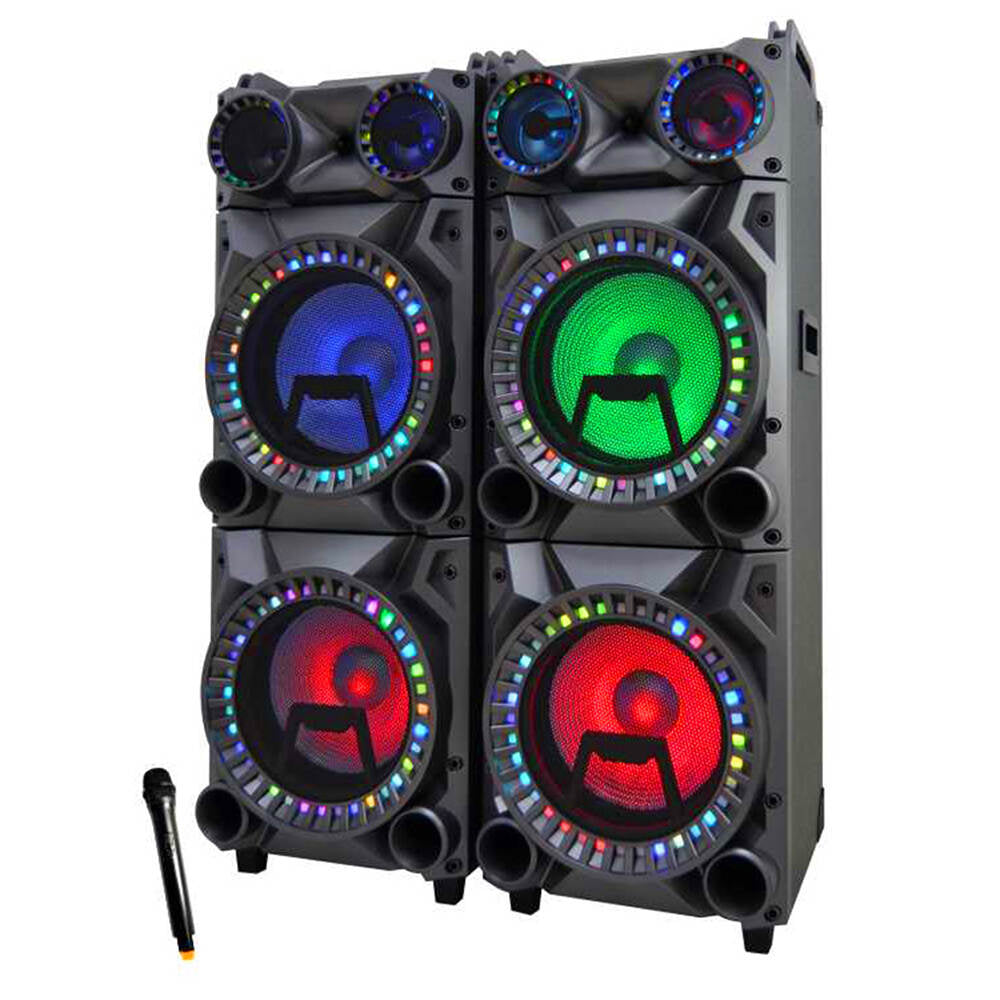 TL-1223 jaysonic AC Power 300W 12 inch Bass PA Audio Karaoke Music Speakers System with Bluetooth Microphone Jack