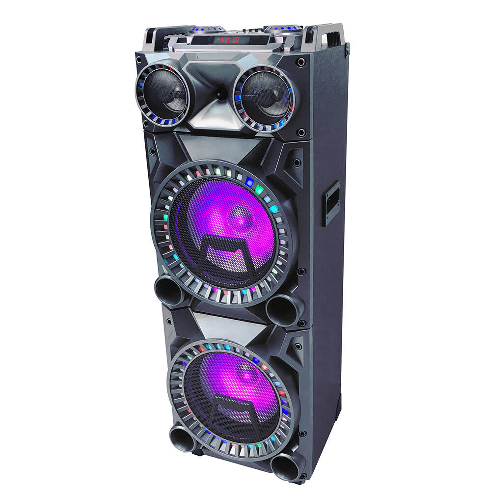 TL-1223 jaysonic AC Power 300W 12 inch Bass PA Audio Karaoke Music Speakers System with Bluetooth Microphone Jack
