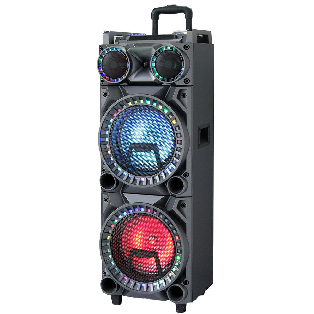 TL-1223 jaysonic AC Power 300W 12 inch Bass PA Audio Karaoke Music Speakers System with Bluetooth Microphone Jack