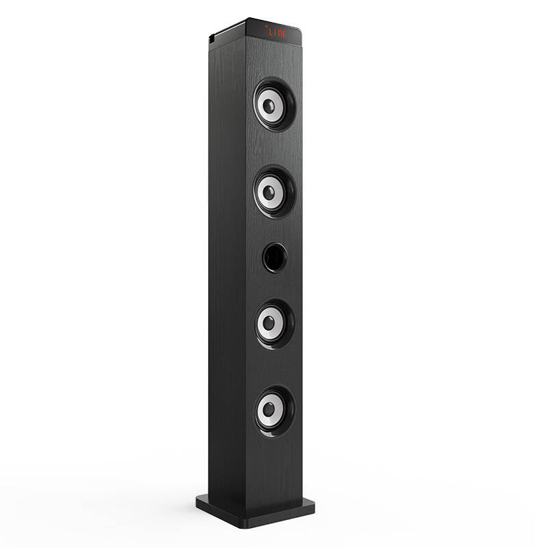 TS-30P63F Wooden Powered Home Audio Hifi Sound Wireless Bluetooth Floor Standing Creative 2.0 Karaoke Dj Tower Speaker