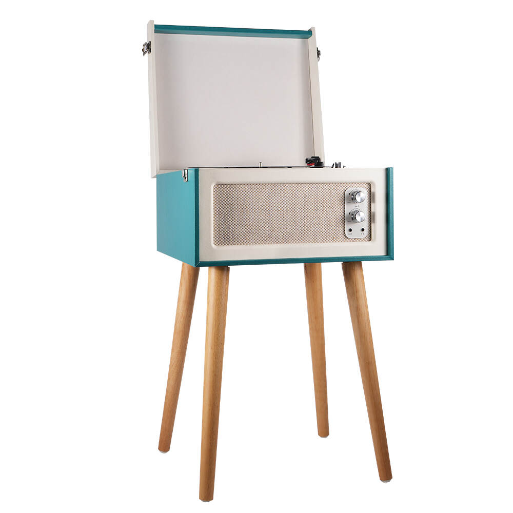 TE-2015 Cheap price wholesale bluetooth vinyl record turntable player with solid wood legs