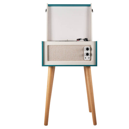 TE-2015 Cheap price wholesale bluetooth vinyl record turntable player with solid wood legs