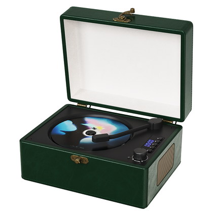 Retro Bluetooth CD Player with built-in speakers