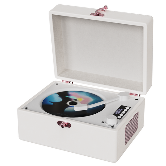 Retro Bluetooth CD Player with built-in speakers