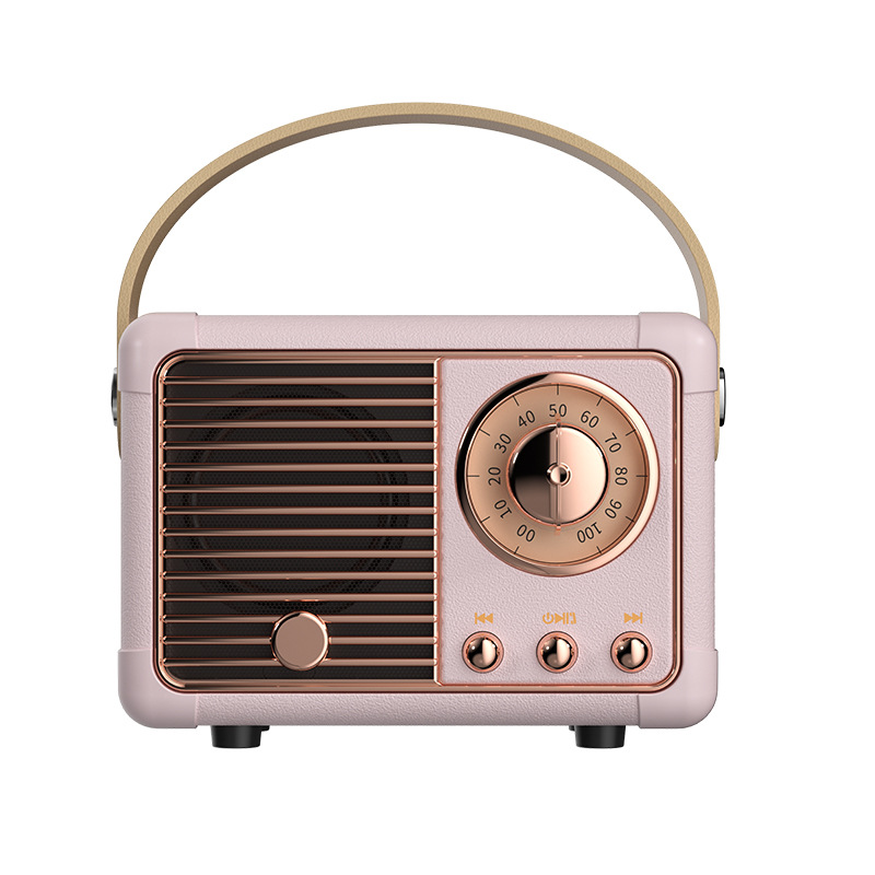 2025 Promotional Hot Sale Speaker Bluetooth Mini Retro Radio Fm / Portable Wireless Speaker Murah Music Box