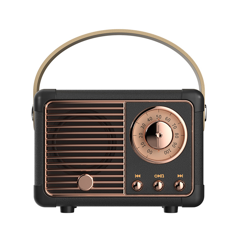2025 Promotional Hot Sale Speaker Bluetooth Mini Retro Radio Fm / Portable Wireless Speaker Murah Music Box