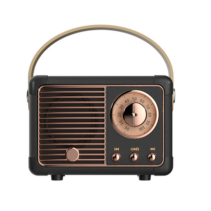 2025 Promotional Hot Sale Speaker Bluetooth Mini Retro Radio Fm / Portable Wireless Speaker Murah Music Box