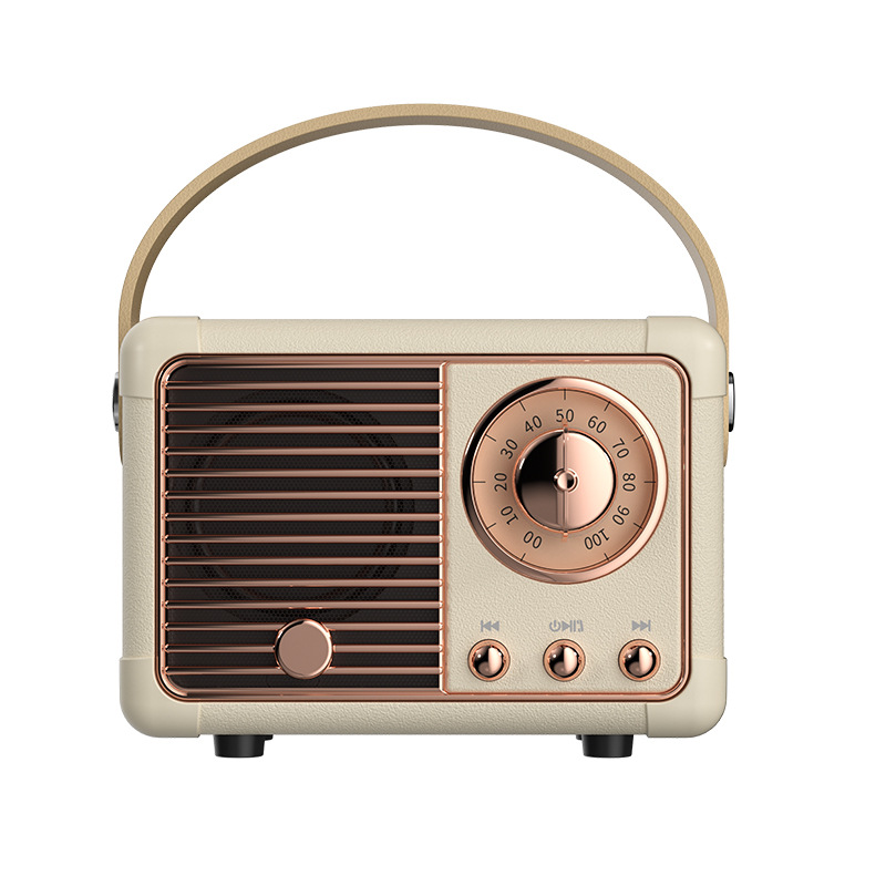 2025 Promotional Hot Sale Speaker Bluetooth Mini Retro Radio Fm / Portable Wireless Speaker Murah Music Box