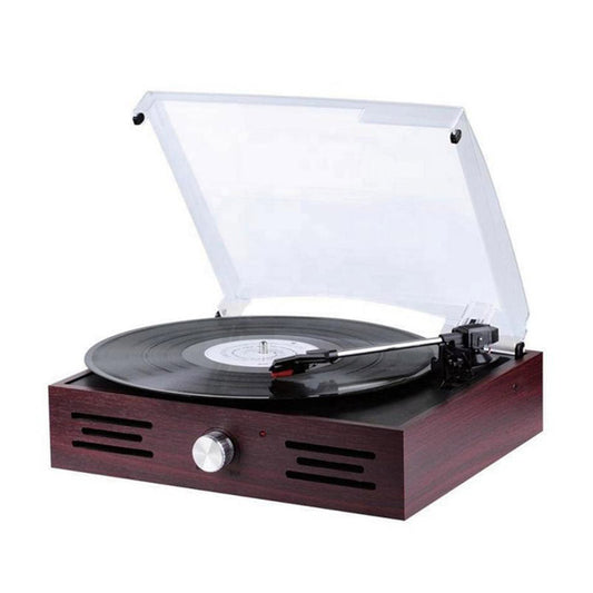 Two-channel Stereo OEM Wooden Bluetooth Record Player Speaker Vintage Vinyl Turntable Player