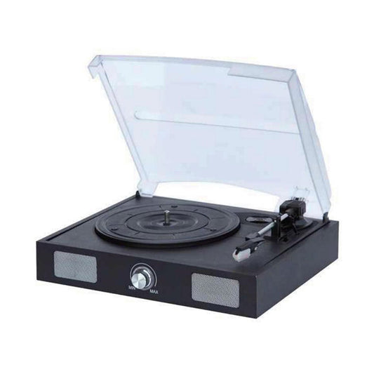 3 speed Wooden Record Player Gramophone Turntable Player with Dust Cover