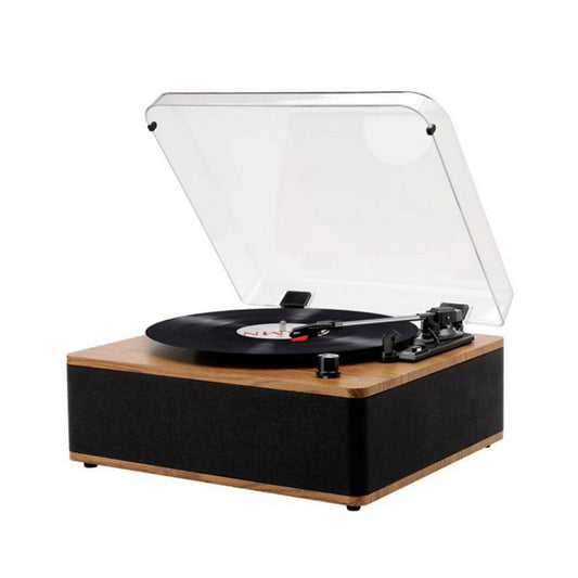 Wholesale Vinyl Record Players Gramophone Blue Tooth USB SD 3 Speed Turntable Player With Speakers